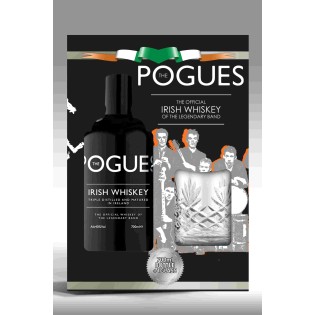 POGUES IRISH WHISKEY (BLENDED) 70CL+1GLASS