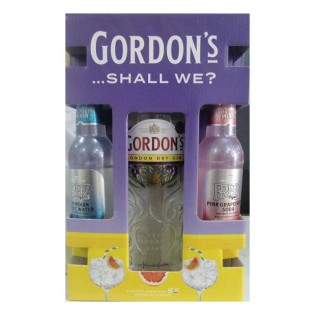 Gordon's Special Dry London Gin 75cl Pack with 2 Freez Mixer
